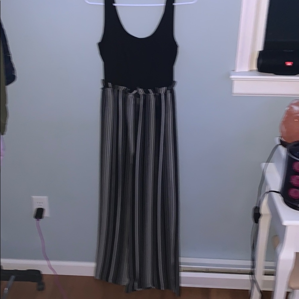 Black and white romper